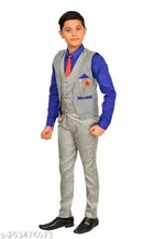 3 Pcs Coat Pant Set for Boys 