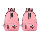 Combo of BTS Printed PU Backpacks for Women & Girls 