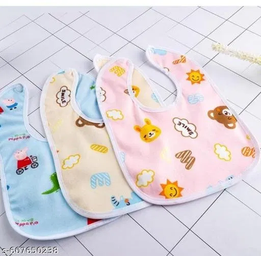 Combo Pack 3 Baby Bibs Clothes For Kids ,Super Soft Cotton