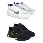 Sports Shoes for Men, Multicolor, Pack of 2 