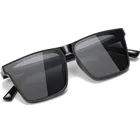 Trendy rectangular shape sunglasses for men.