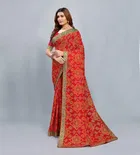 Georgette Printed Saree for Women 