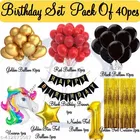 40 Pcs 1st Birthday Decoration kit for Kids, Multicolour, Set of 1