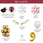 9th Happy Birthday Balloon Decoration Kit, Multicolor, Pack Of 63