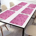 E-Retailer PVC Waterproof Multipurpose Table Mats Placemats For Dining Table 