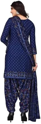 Crepe Printed Unstitched Suits Fabric for Women 