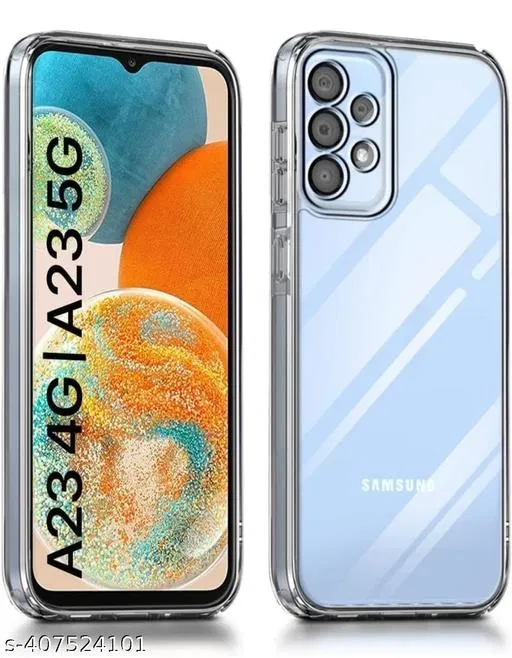 Silicone Mobile Cover for Samsung Galaxy A23 5G (Multicolor)