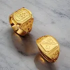 Pack of 2 Gold Rings for Women 
