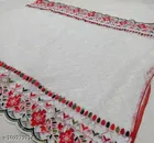Embroidered Jaipuri Checked Net with Aari Work Sewing & Embroidery 