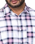 Poly Cotton Full Sleeves Chequered Shirt for Men 