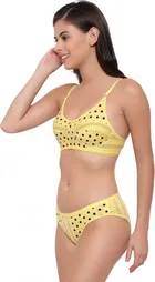 Cotton Blend Lingerie Set for Women 