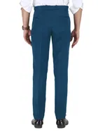 Slim Fit Solid Formal Trouser for Men 