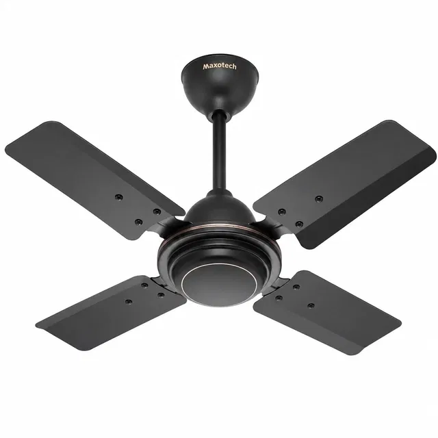Maxotech Aflred Ultra High Speed 24 Inch 600 mm 4 Blade Ceiling Fan  (Anti Dust | Smocked Brown | Pack of 1)