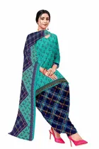 शारदा क्रिएशन क्रेप फ्लोरल प्रिंट सलवार सूट अस्टीचड 