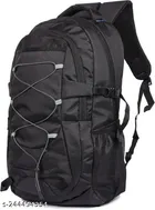 Polyester Backpack for Men & Women (Black, 35 L)