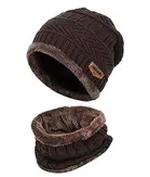 Woolen Cap with Neck Warmer for Women 