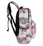 Fabric Backpack Bag, White
