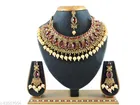 Maroon Jewellery Set for Women 