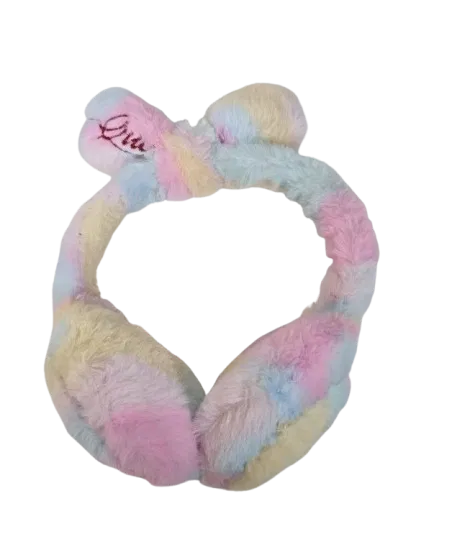 Fur Earmuffs for Girls (Pink, Pack of 1)