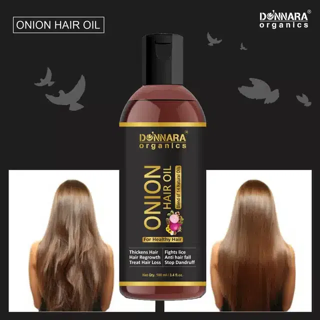 Donnara Organics Onion Oil for Hair Regrowth (60 ml)