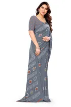 Georgette Printed Saree for Women 