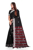 Cotton Embellished Saree for Women 