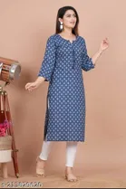 Cotton Printed Kurti for Women 