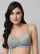 Crepe Solid Bra for Women & Girls, Multicolour, Pack of 3 