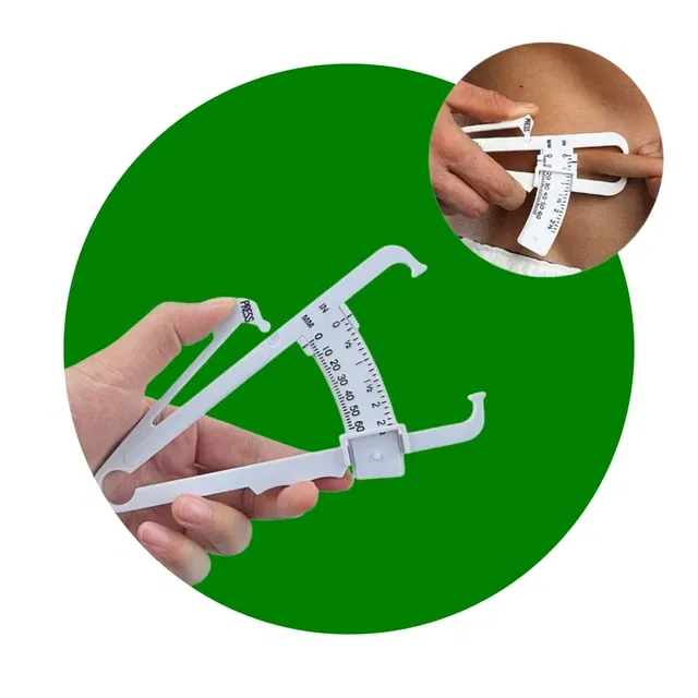 Lightweight Eco-Friendly Body Fat Measuring Caliper (Multicolor, Pack of 1)