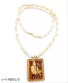 Wood Kanthi Mala with Locket for Men 