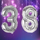 Foil Balloon for Birthday Celebration, No. 38 