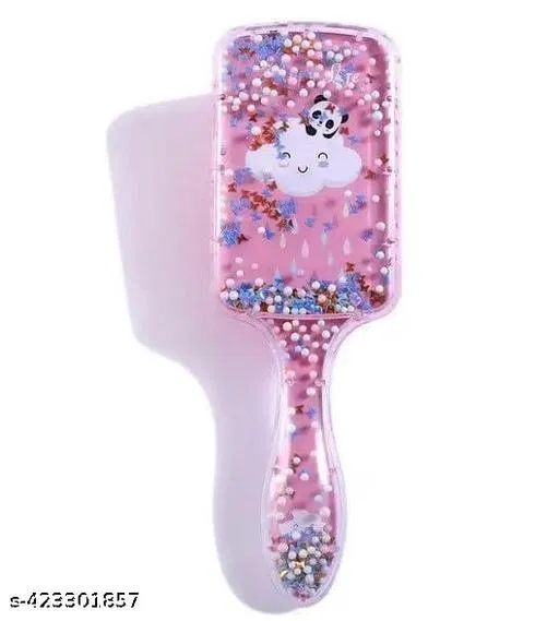 Glitter Hair Brush for Kids/Hairbrush 3D Unicorn Kids Hair Brush Stylish Comb for Babies/Children/Kids| Easy to use on Baby’s Sensitive scalps Multicolor (Pack of 1)