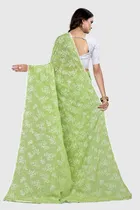 Georgette Printed Saree for Women 
