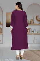 Georgette Embroidered Kurti for Women 