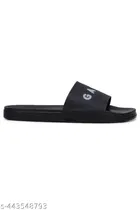 Sliders for Men, Grey & Black 