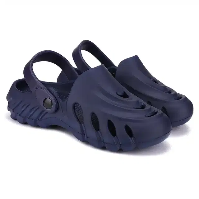 Bersache Clogs for Men (Blue, 6)
