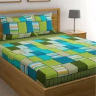 Polycotton Double Bedsheet with 2 Pillow Cover 