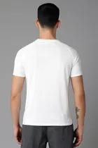 Round Neck Solid T-Shirt for Men 