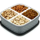 Plastic 7 Section Spice Container with Lid 