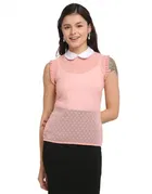 Georgette Solid Top for Women 