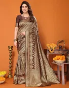 Banarasi Silk Zari Woven Saree for Women 