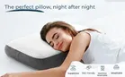 Shoulder & Back Pain Relief-Orthopedic Pillow, White