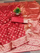 Banarasi Silk Zari Woven Saree for Women 