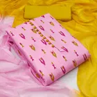 Cotton Slub Unstitched Dress Material for Women 