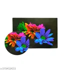 KANUSHI Industries® 1 Pc Microwave/Oven Top Cover + 1 Pc Fridge/Refrigerator Top Cover + 4 Fridge Mate 