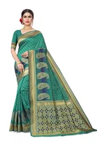 Jacquard Embellished Saree for Women 