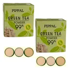 Pippal Green Tea Powder Compact (20 g, Pack of 2)