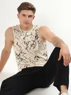 Round Neck Printed T-Shirt for Men 