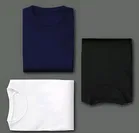 Solid Round Neck T-Shirt for Men 