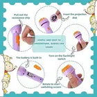 Mini Slide Projector Flashlight Torch with 24 Pattern, Kids Projection Light Toy Slide Flashlight Lamp Education Learning Night Light Before Going to Bed 